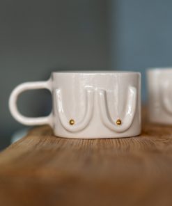 Big Boobs Handmade Mug, 24K Gold Mug