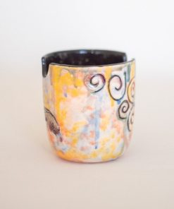 Special Design Coffee Mug/Relief Whale and Nature Pattern/Special Gift/Gift for Her/Special Drinkware