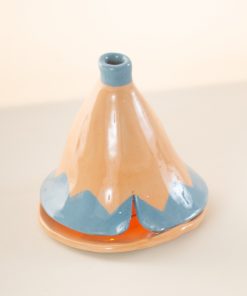 Wigwam Candle Holder | Tepee Candle Holder | Handmade Lodge Candle Holder | Special Designed Candle Holder | Ceramic Decor Candle Holder
