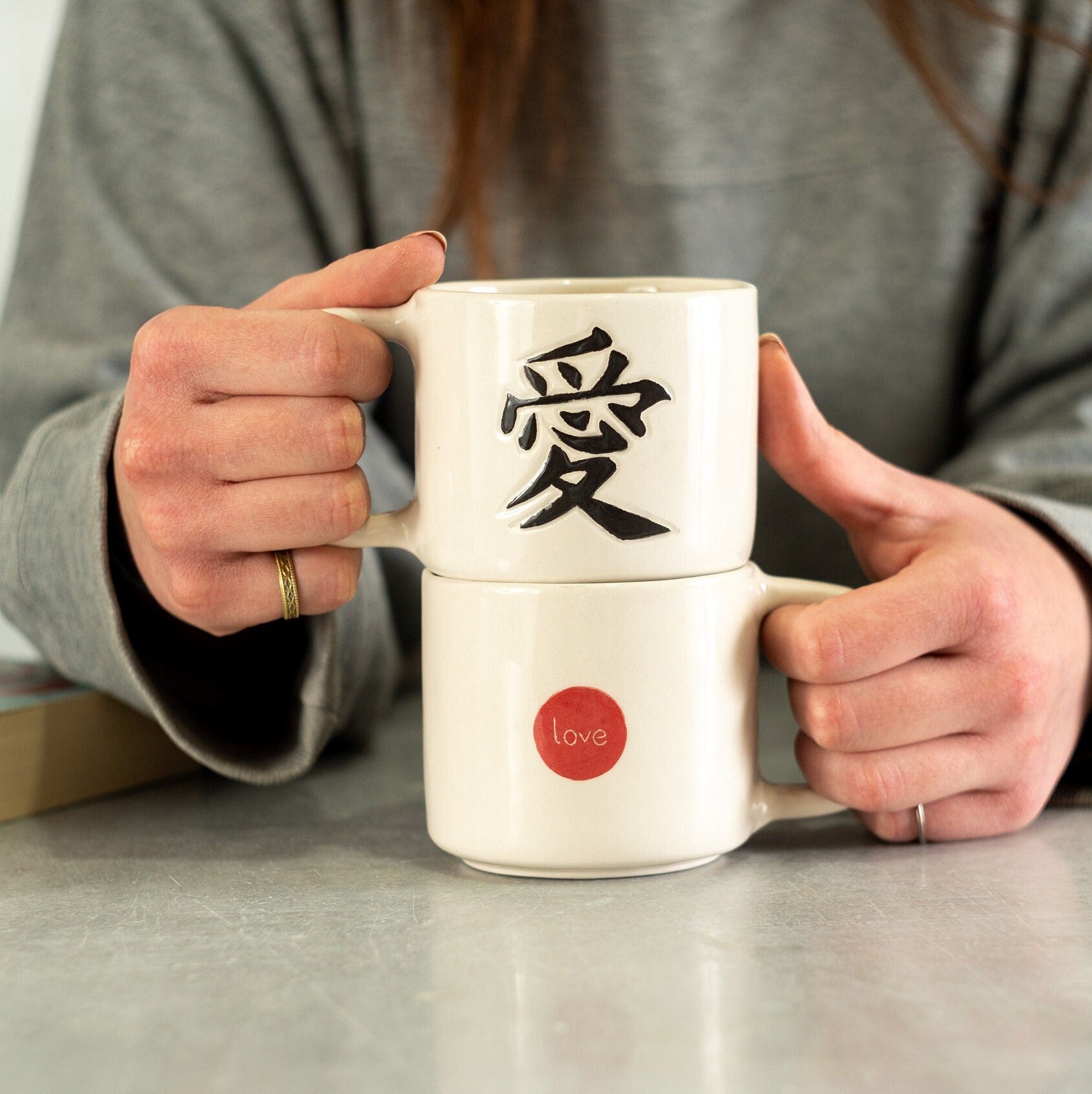 Coffee Mug Japan, Kanji Art Coffee Mug | Special Gift For Him/Handmade Gift | Lover Gift Gift