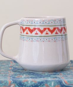 Handmade Ceramic Coffee Mug | Large Coffee Mug, Ethnic Pottery