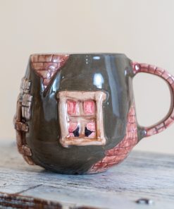 Pottery Mug - Ceramic Coffee Mug, Handmade Ceramic Mug, Unique Gift Idea, Cottagecore Decor