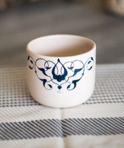 Rumi Patterned Handmade Coffee Mug - Unique Islamic Design, Spiritual Drinkware