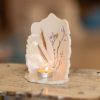 Tea Light Holder - Dried Flowers, Authentic Tea Light Stand, Flower Home Decor