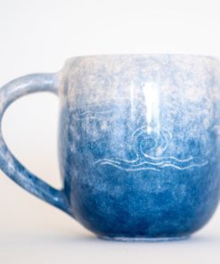 Handmade Ceramic Coffee Mug - Sea and Sky | Unique Coastal-Inspired Drinkware