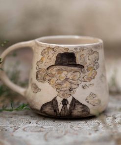 Oppenheimer - Ceramic Mug, Handmade and Hand-Painted Coffee Cup, Coffee Mugs