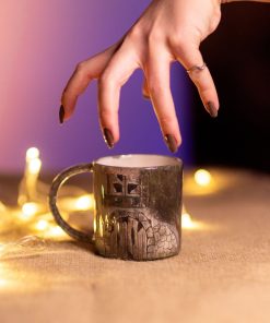 Halloween Haunted House Mug - Gothic Ceramic Mug