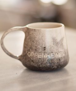 Oppenheimer Ceramic Mug, Large Coffee Mug, Handmade Coffee Cup