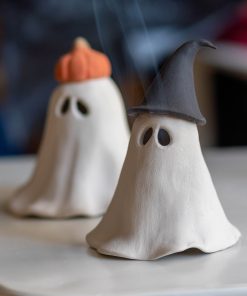 Ghost Incense Holder, Halloween Ghost Decor Idea, Halloween Candle Holder, Ghost Incense Burner