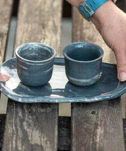 Espresso Cup Set, Handmade Ceramic Coffee Set, Couple Gift Idea