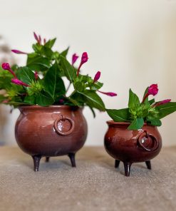 Cauldron Planter - Cauldron, Ceramic Planter, Handmade Flower Pot