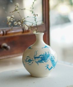 Dragon Vase Handmade Ceramic Vase, Lunar New Year Vase