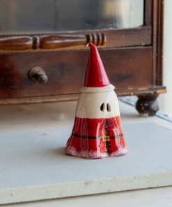 Christmas Decor Tea Light Holder, Handmade Christmas Gift, Santa Ghost Decor Incense Holder