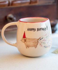 Personalized Birthday Gift Coffee Mug, Dog Lover Customized Gift, Custom Dog Mug