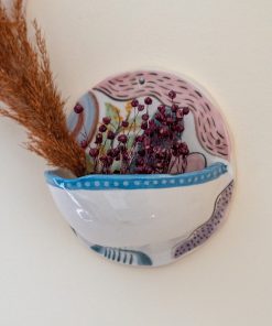 Hanging Planter - Floral Wall Decor, Unique Planter Home Decor