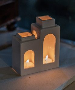 Ceramic Tea Light Holder, Handmade Home Decor, Unique Candle Holder
