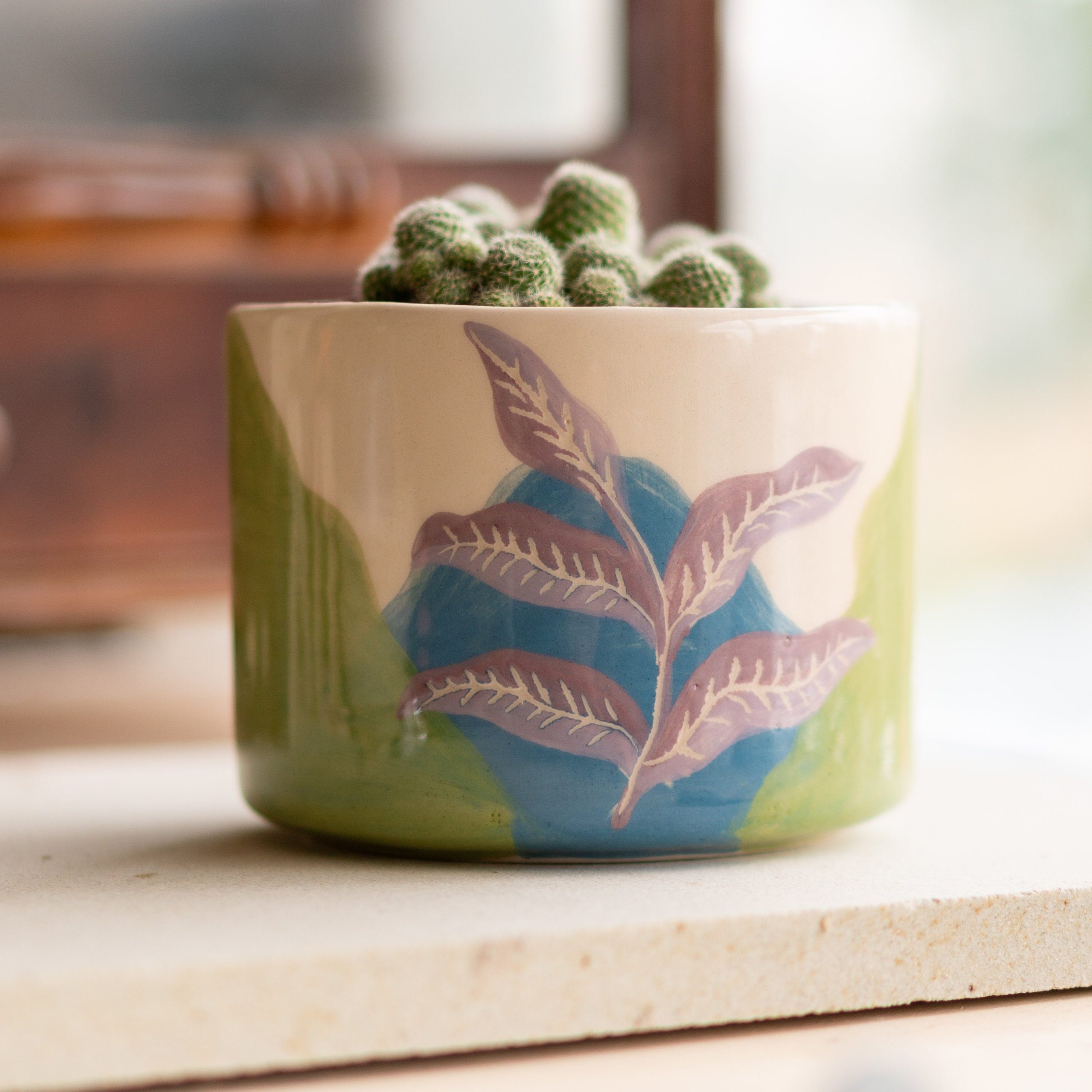 Unique Planter - Handmade Flower Pot, Indoor Ceramic Planter, Cute Plant Pot Unique
