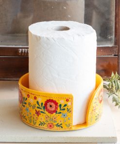 Paper Towel Holder - Floral Towel Rack, Handmade Kitchen Decor