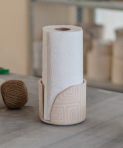 Paper Towel Holder - Ceramic Towel Rack, Handmade Ceramic Paper Roll Holder