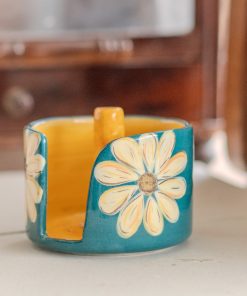 Flower Paper Towel Holder - Daisy Kitchen Decor, Toilet Paper Holder, Towel Rack