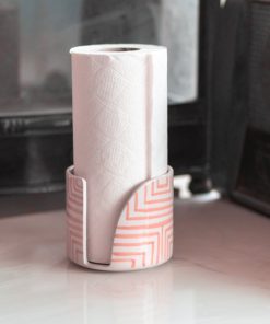 Paper Towel Holder - Handmade Kitchen Decor, Ceramic Towel Rack