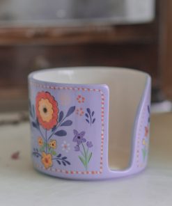 Vintage Toilet Paper Holder - Toilet Roll Holder, Bathroom Pottery