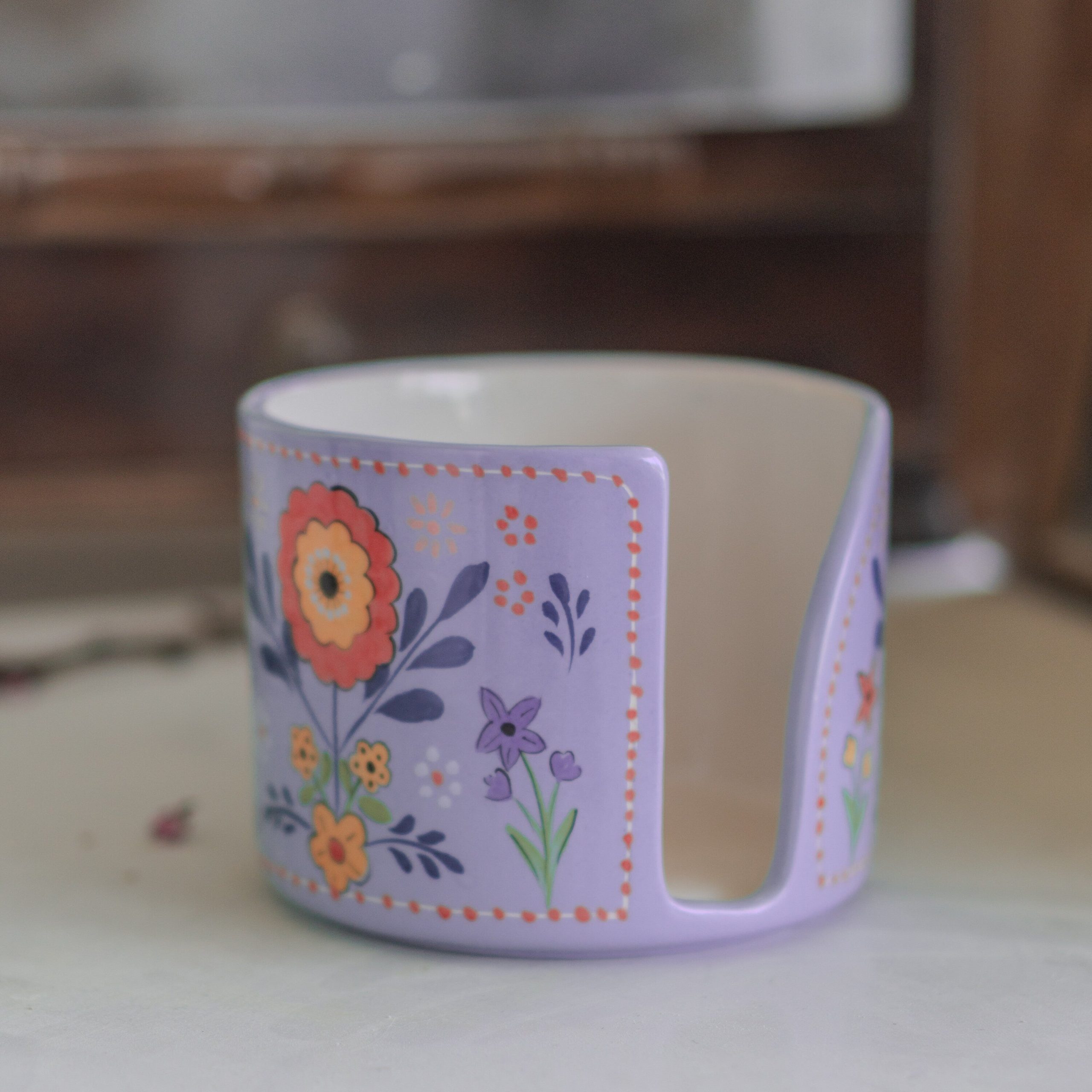 Vintage Toilet Paper Holder - Toilet Roll Holder, Bathroom Pottery