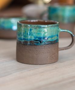Pottery Mug - Sea and Cost, Handmade Coffee Mug, Ceramic Coffee Cup, Gift for Home