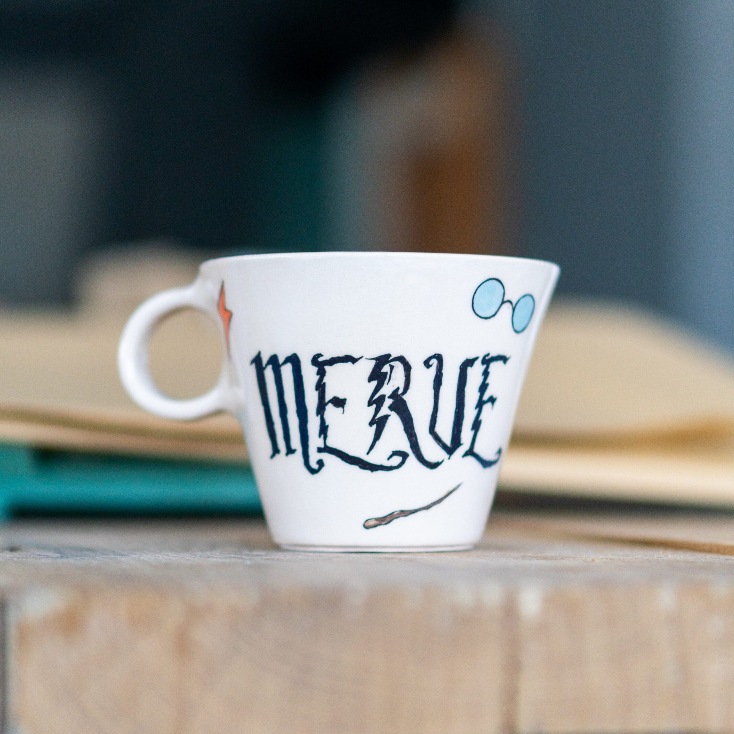 Personalized Gift - Custom Coffee Mug, Handmade Coffee Mug, Customized Name Mug, Harry Potter Lover Gift