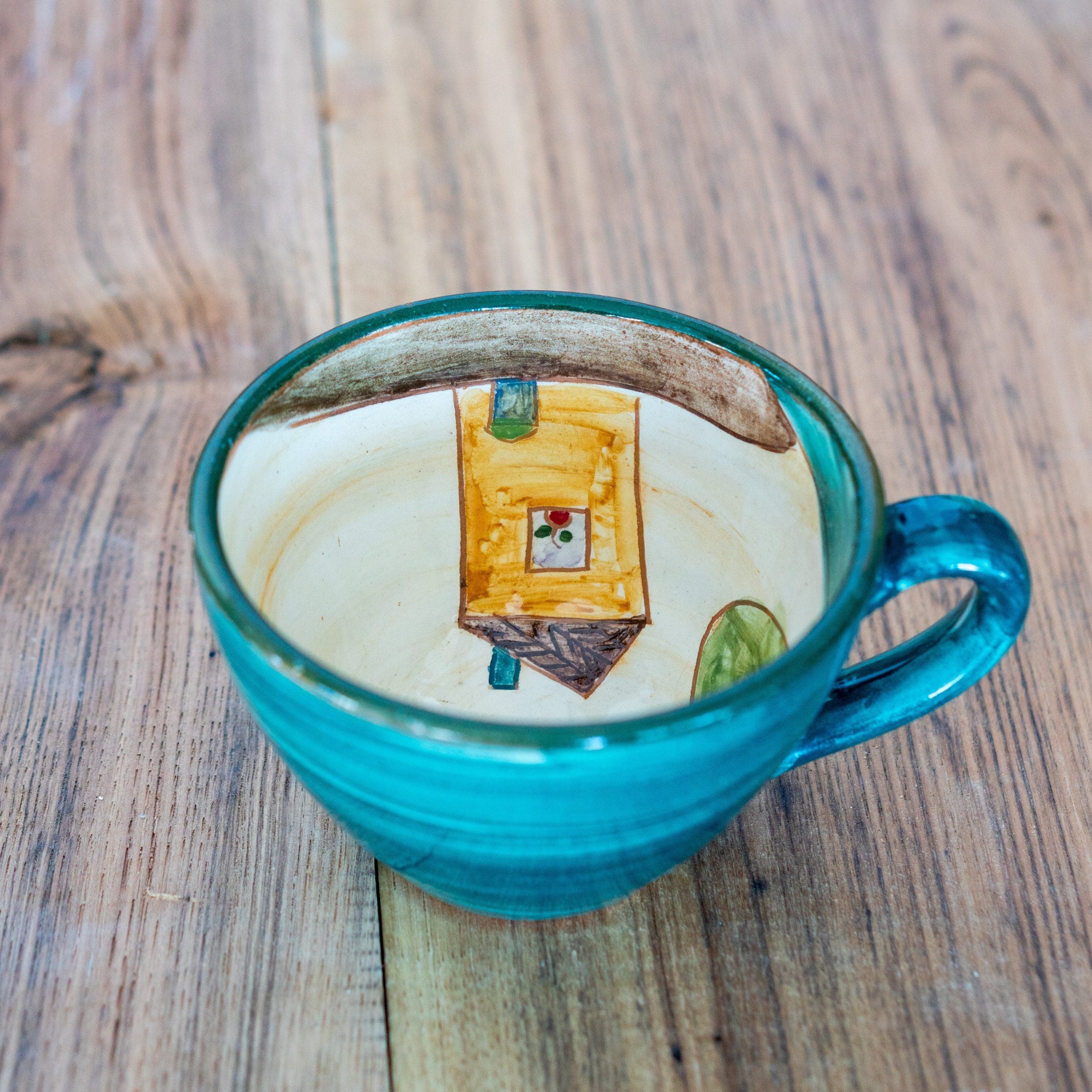 Cute Mug - Kid's Art Ceramic Mug, Handmade Coffee Mug, Pottery Mug, Cute Gift