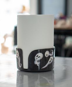 Ceramic Paper Towel Holder, Halloween Home Decor, Gothic Kitchen Decor