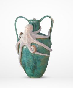 Octopus Pot - Large Vase, Octopus Pottery Living Room Decor, Ancient Home Decor