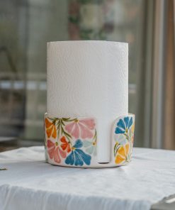 Paper Towel Holder Countertop, Summer Kitchen Decor, Floral Kitchen Decor