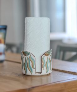 Ceramic Paper Towel Holder - Summer Decor, Kitchen Roll Holder, Bathroom Decor, Toilet Paper Holder