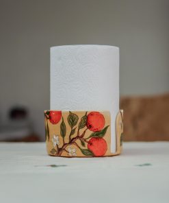 Orange Blossom Paper Towel Holder Kitchen Decor